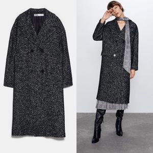 Zara Double Breasted Coat